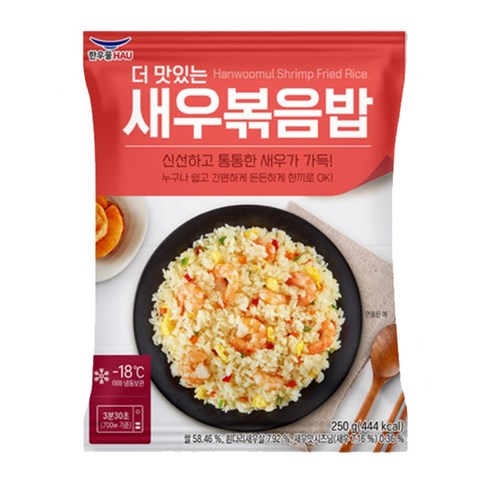 한우물 새우볶음밥 250g, 250g, 5개