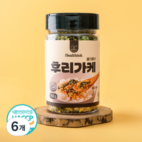 헬싱크 간이 딱맞는 맛있는 후리가케 후리카케 주먹밥후리카게, 6개, 150g