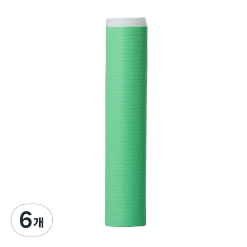 스페인 헬릭스프로 프리미엄 킥보드 자전거 핸들 그립 간편 셀프교체, 11.Solid_Green, 6개