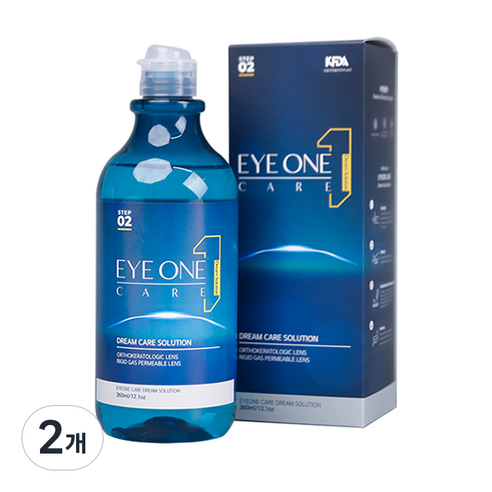 아이원케어 드림 케어 솔루션 렌즈 보존액, 2개, 360ml