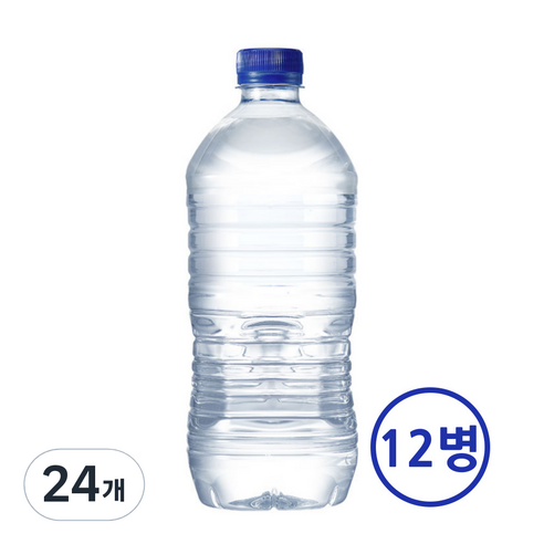 에브리데이산수(가벼운샘) 무라벨 생수 1L 12병, 24개