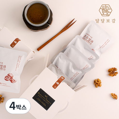 달달보감 오븐에 구운 호두정과 (5개입), 125g, 4박스