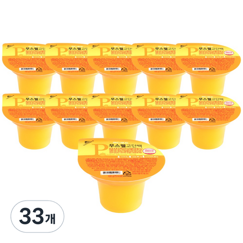 메디푸드 무스웰 고단백 고단백 영양푸딩, 100g, 33개