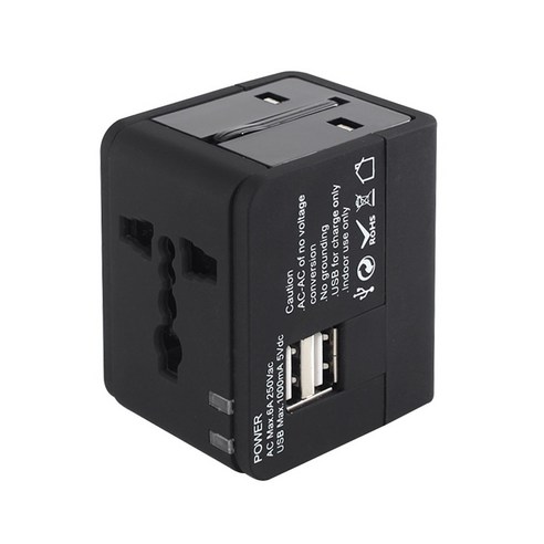 넥스트 여행용 올인원 멀티 USB 2포트 충전 어댑터 NEXT-005TC - 플러그/어댑터 | 쿠팡