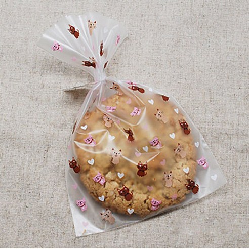 이홈베이킹 opp비닐 야옹이 반투명, 1개