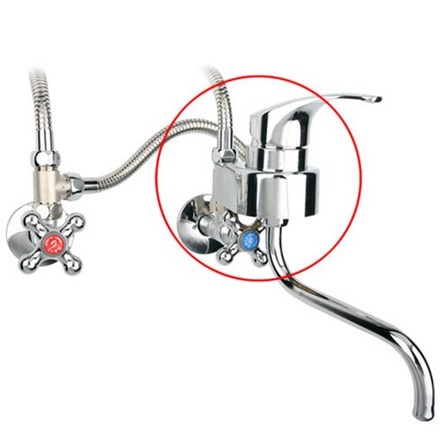 와이넷 욕실 수전 미니수전B(세면대용), 1개