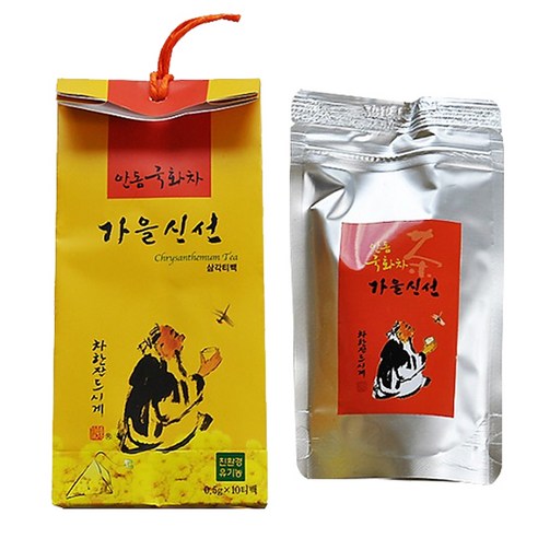 안동국화차 가을신선 국화차 20티백/ 삼각티백, 20개입, 1개