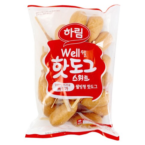하림 스위트 웰도그, 1g, 1개 - 핫도그 | 쿠팡