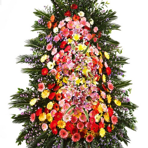 해피365 축하3단화환 특대형, 생화&조화, 1개 근조화환