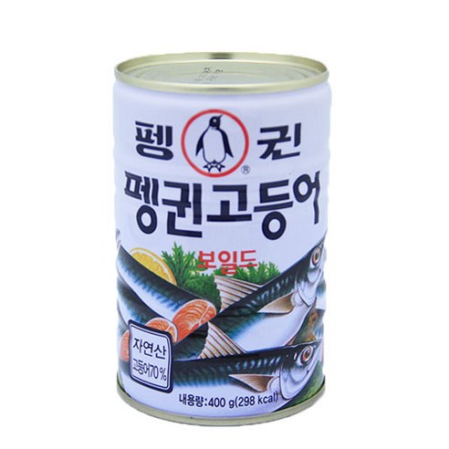 펭귄 고등어 통조림, 400g, 6개