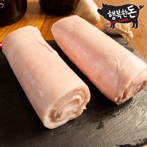 행복한돈 국내산 냉장 돼지껍데기 500g, 1팩
