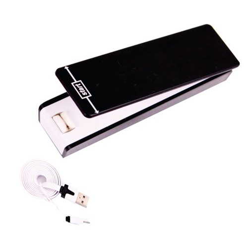 오키노피 에코 충전식 비닐접착기 USB 미니 실링기, 비닐접착기(블랙)