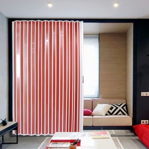 리빙텍스 홀딩도어 자바라 C타입, 10.홀딩 C-홀겹 토핑 스모키, 개폐방식-4.양중개