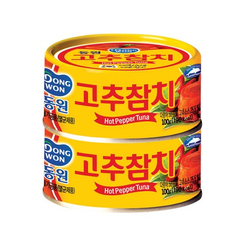 동원 고추 참치, 100g, 2개