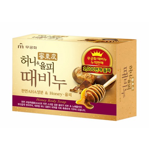무궁화 허니율피 때비누, 90g, 24개입