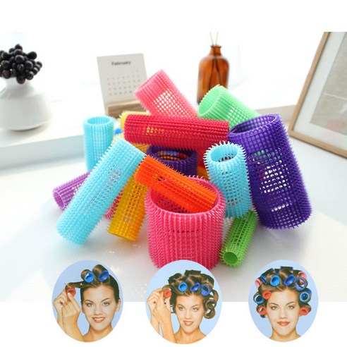 GANAHOME 독일 헤어롤 구르프, 1개, S2 오렌지5P세트