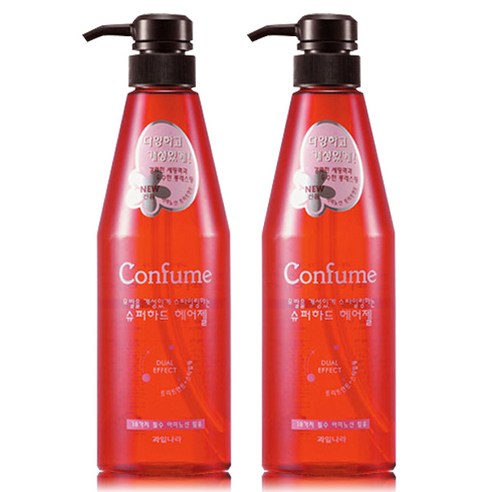 과일나라 컨퓸 헤어 슈퍼하드젤 600ml 헤어젤