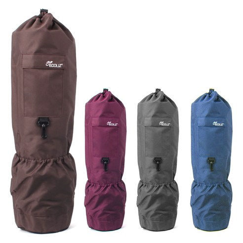 에코리즈 테이크 요가쌕 요가가방 요가 가방 요가색 요가매트, 브라운