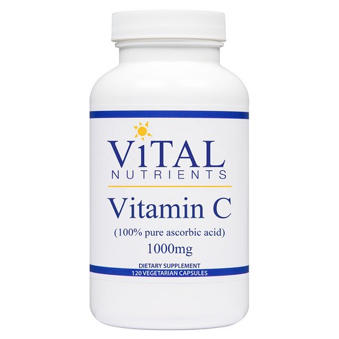 바이탈뉴트리언츠 비타민 C 1000mg 베지테리안 캡슐 글루텐 프리 무설탕, 120개입, 1개, 120정