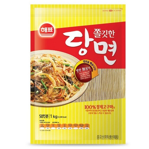 해표 쫄깃한 당면, 1kg, 10개