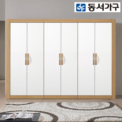 동서가구 LV 모던DL 아카시아콤비 260cm 장롱 DF906779, 선택1_선반형 3EA[906763-1] 침실붙박이장