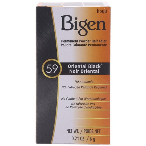 비겐 퍼머넌트 파우더 헤어 컬러 6g, Oriental Black, 1개
