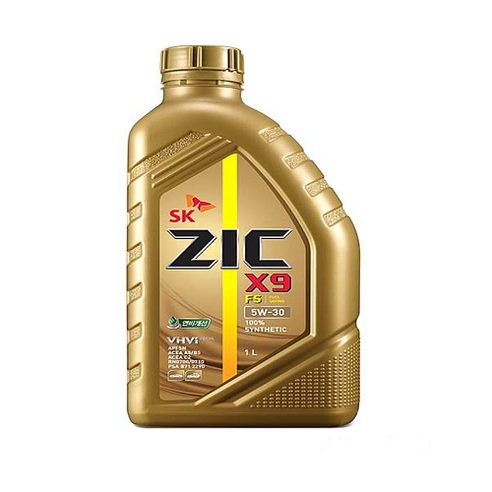 지크 x9 5w30 합성 엔진오일, 2개, 1000ml