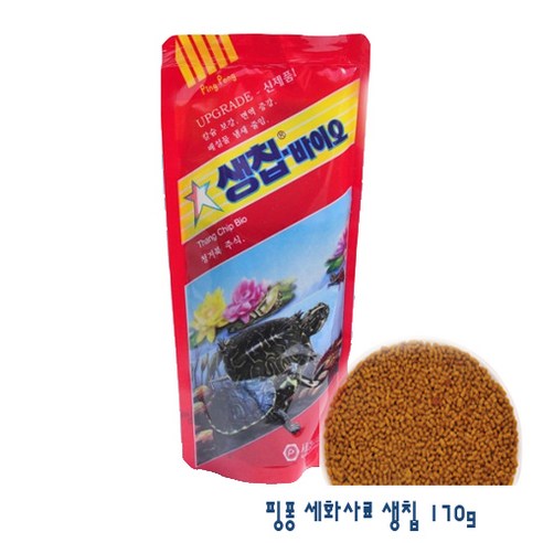 핑퐁 생칩 바이오[대] (170g) 사료, 170g, 6개