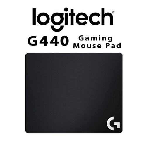 Logitech 로지텍 G440 게이밍 마우스 패드, Black, 1개