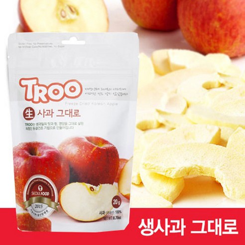 트루나스 TROO 동결건조 과일칩 9종 중 택1 신선한 맛과 건강을 동시에!