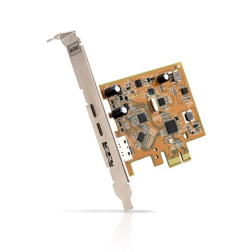 넥스트 USB3.1 & Displat Port Alt Mode PCI Express Host Card with Dual USB Type-C 그래픽 확장카드 SUNIX-UPD2018-B