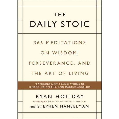 [해외도서] The Daily Stoic 양장본, Portfolio