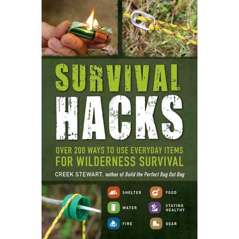 Survival Hacks:Over 200 Ways to Use Everyday Items for Wilderness Survival, Adams Media Corporation