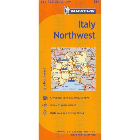 Michelin Italy Northwest, Michelin Travel Pubns