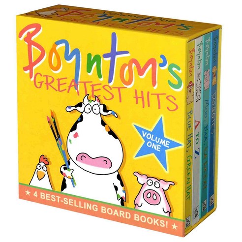 Boynton''s Greatest Hits: Volume 1/Blue Hat Green Hat; A to Z; Moo Baa La La La!; Doggies Boxed Set, Little Simon