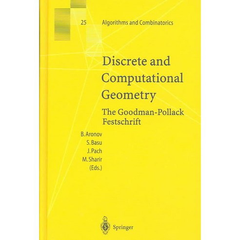Discrete and Computational Geometry: The Goodman-Pollack Festschrift, Springer Verlag