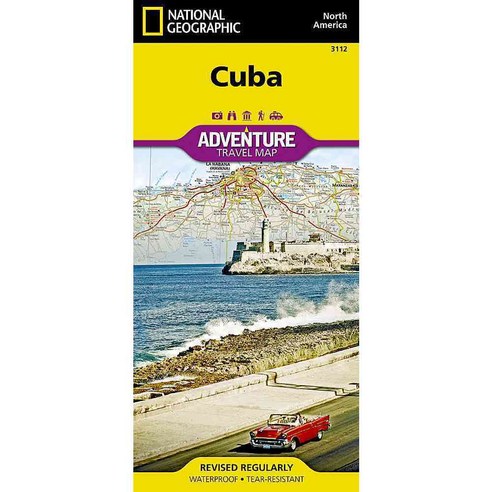 National Geographic Adventure Map Cuba North America, Natl Geographic Maps