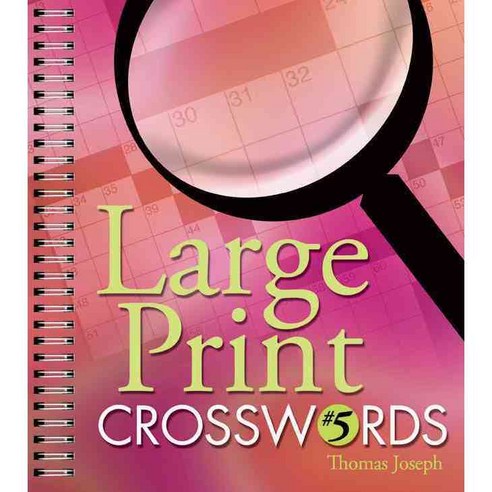 Large Print Crosswords 5, Puzzlewright