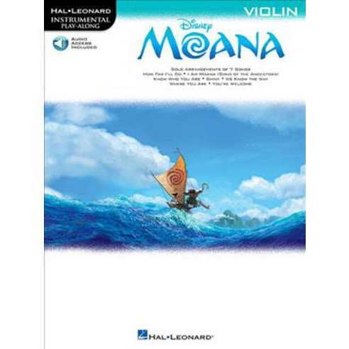 Disney Moana: Violin - With Downloadable Audio, Hal Leonard Corp