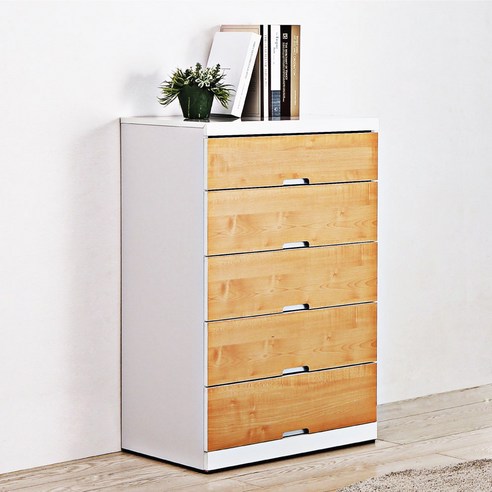 나무정원 (기획특가) 안나 5단 서랍장, 02_네추럴 화이트