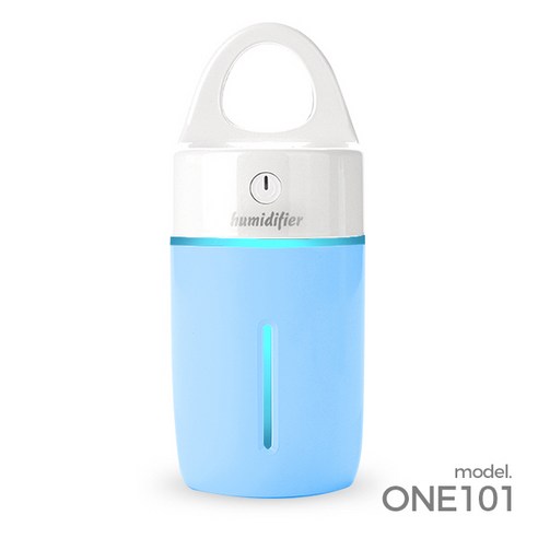 매직 LED 램프 초음파 USB 미니 가습기, ONE101WB (블루)