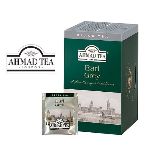 아마드 티 WWcha [아마드] 얼그레이 홍차 20티백 Earl Grey, 2g, 20개입, 1개