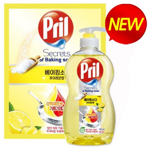 프릴 퓨어레몬향 750ml+1000ml, 1세트, 1750ml