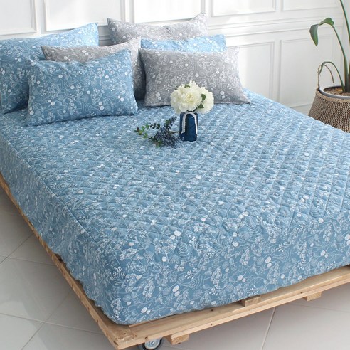 자요 국내산 카멜 누빔 매트리스 커버 S/SS/D/Q