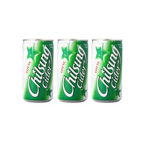 롯데칠성 사이다 190ml 캔 30개입 천연사이다190