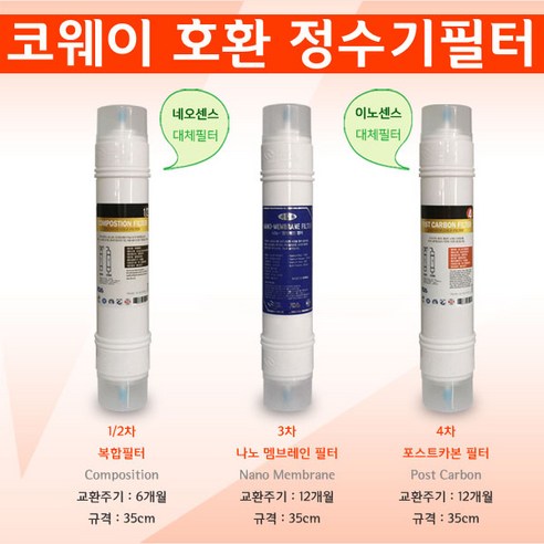 코웨이 CHP-06EU 14형 정수기호환필터 복합나노 3세트 - 정수기 | 쿠팡