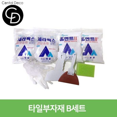 중앙데코 시트라인 타일부자재 타일용품, 07.욕실압착시멘트 1KG, 1개