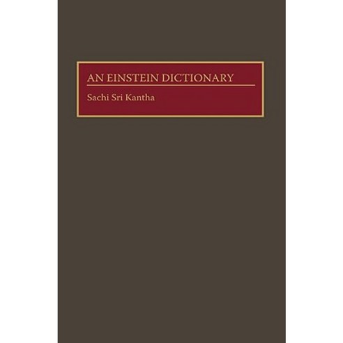 An Einstein Dictionary Hardcover, Greenwood