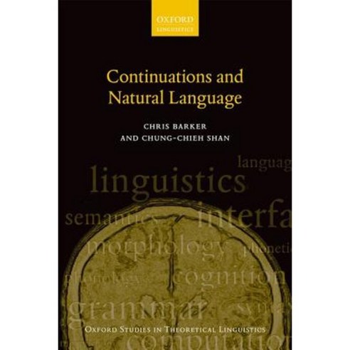 Continuations and Natural Language Hardcover, OUP Oxford