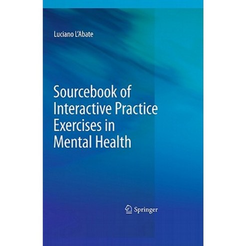 Sourcebook of Interactive Practice Exercises in Mental Health Hardcover, Springer